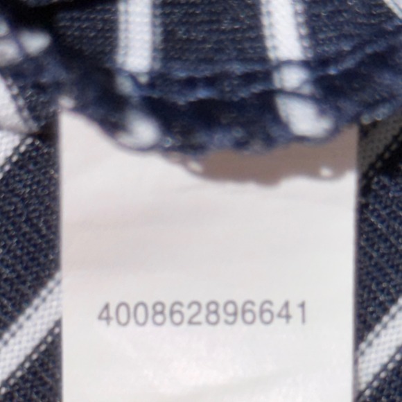 Croft & Barrow Men's XXL 2Xl Polo Shirt Navy Blue Striped Quick Dry Golf Casual - Picture 4 of 6